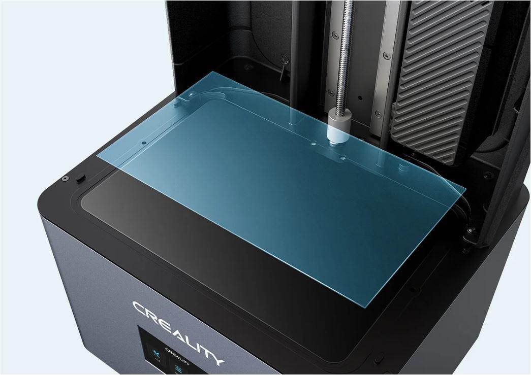 Imprimanta 3D Creality Halot-MAGE cu rasina, Tehnologie SLA, Stereolitografie, sursa 100W, dimensiuni printare: 228*128*230mm, Dimensiuni imprimanta: 333*270*608mm, Viteza:1-5s/strat, Inaltime strat:0.05-0.15mm, LCD 10.3", rezolutie: 8K(7680x4320), transf