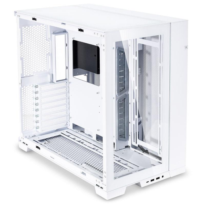 Lian Li O11 Dynamic Evo, Temp G alb (Carcasa Lian Li Dynamic Evo Snow)