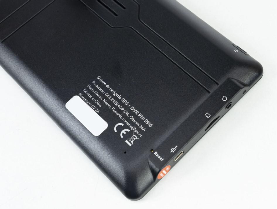 PNI-S916PRO Sistem Navigatie 7" 16GB (Sistem de navigatie GPS + DVR Pni S916 Pro ecran 7 inch cu Android 6.0)