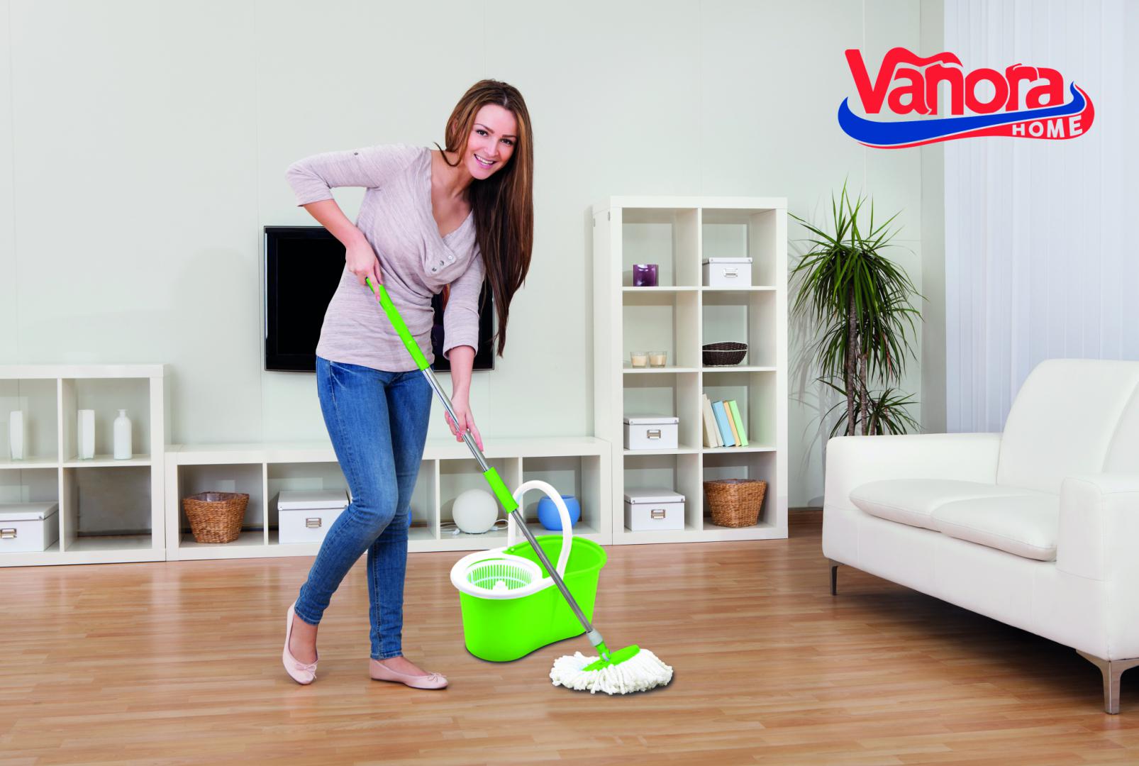 Vanora SET CURATENIE PRIMO,MOP ROT. 360,VERDE
