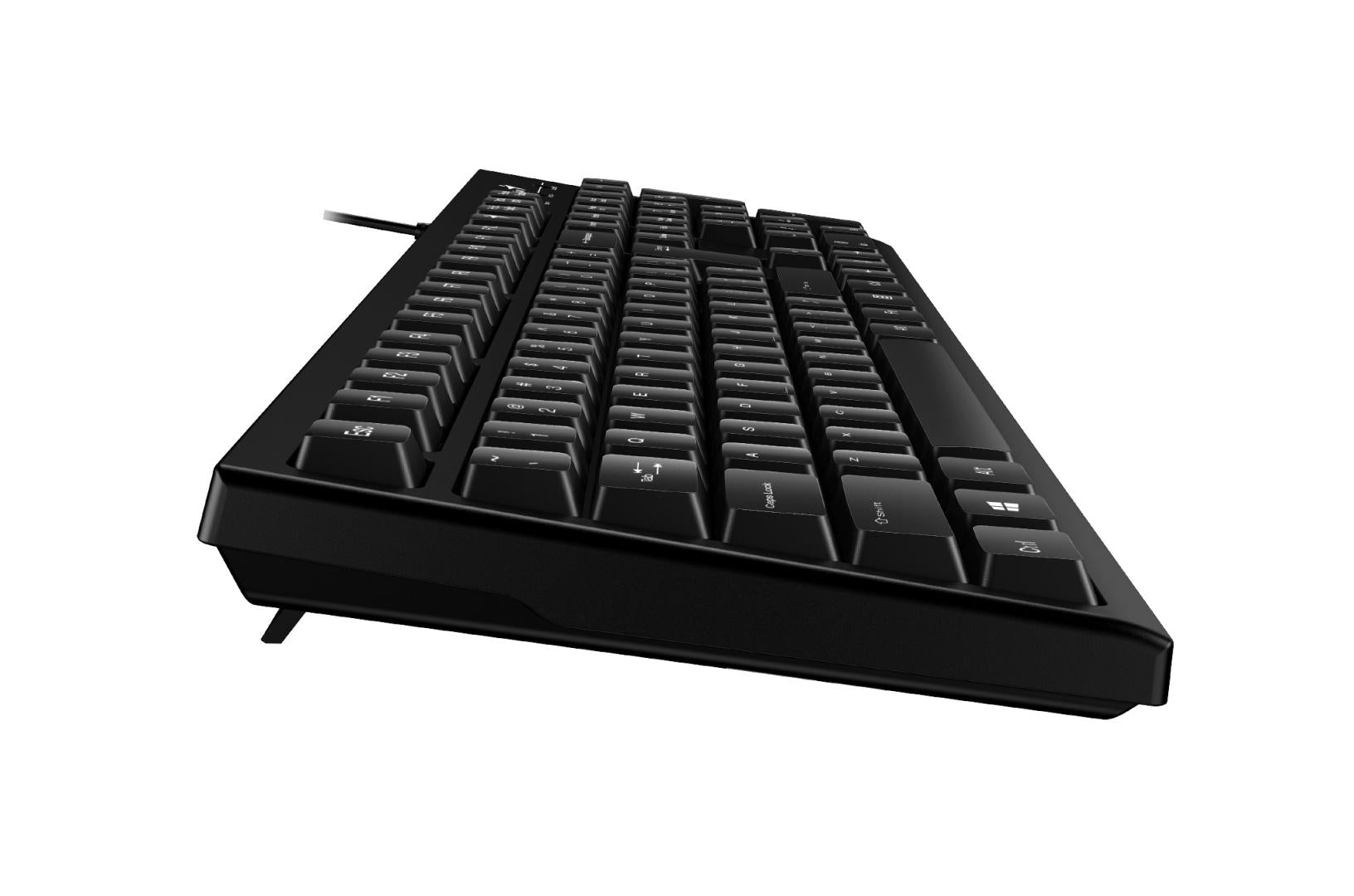 Tastatura Genius  KB-100 cu fir, negru