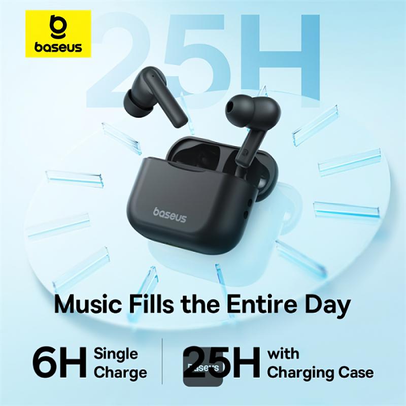Casti Baseus Bowie E17 Tws BT 5.3, negru (Casti In-ear Baseus Bowie E17)