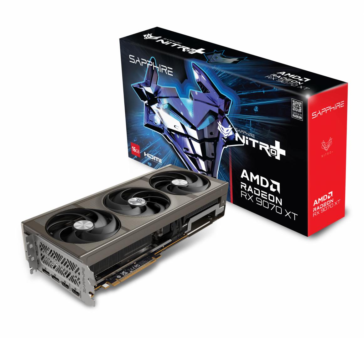 Sapphire Sapp NITRO+ AMD RD RX 9070 XT GAM OC 16G