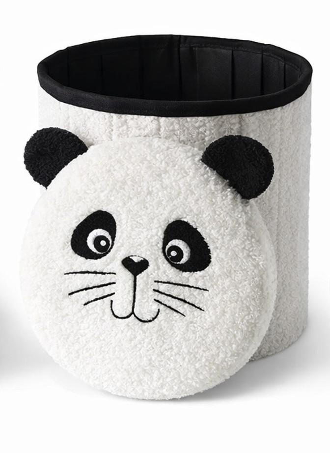 Taburet figurina urs Panda 30x37.5 CM (Taburet figurina urs Panda cu capac detasabil)