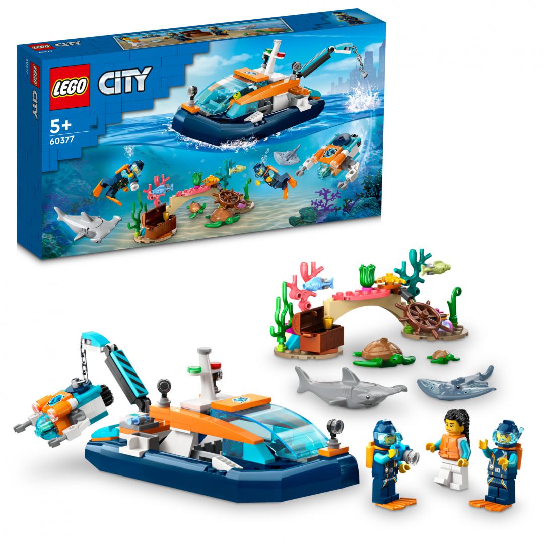 Barca pentru Scufundari, Lego 60377 (barca pentru Scufundari)