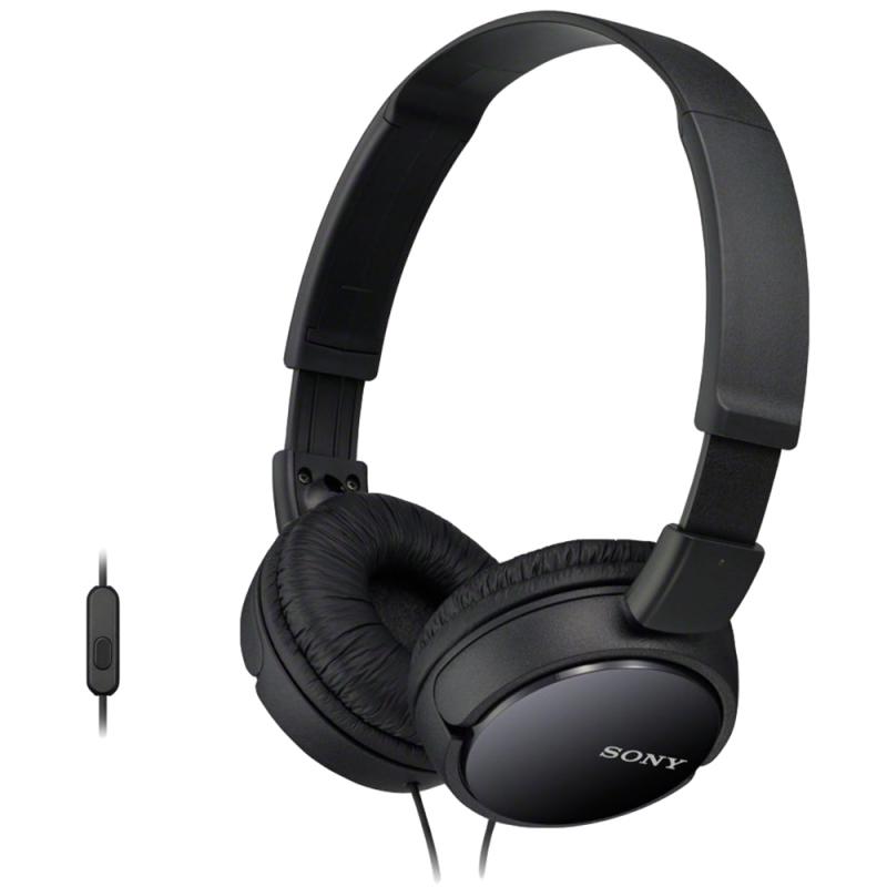 Casti Head-band Sony MDR-ZX110AP, Cu fir, Negru