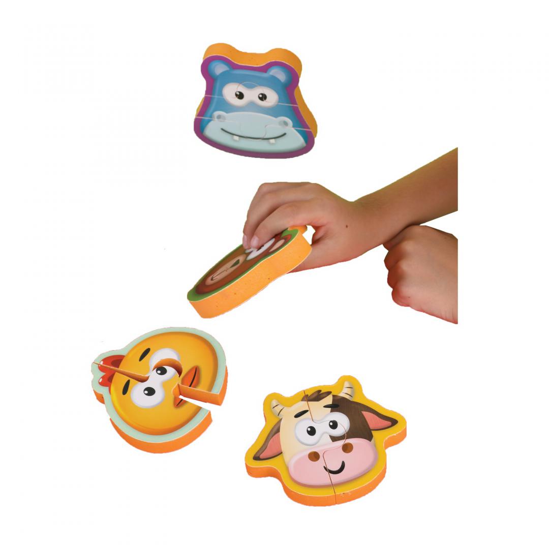 Puedo Toys PUZZLE BABY DIN SPUMA, 21 PIESE
