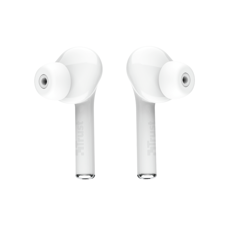 Casti Trust Nika Touch Stylish, bluetooth, white