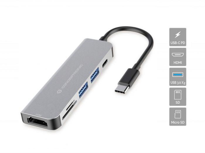 Conceptronic Usbc Dockingstation DONN02G (Docking station Conceptronic DONN02G)