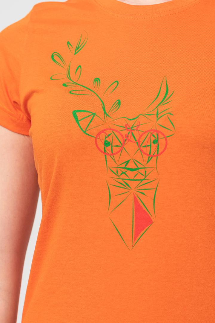 Pegas TRICOU  CERB FAMILIE FEMEI ORANGE-XS