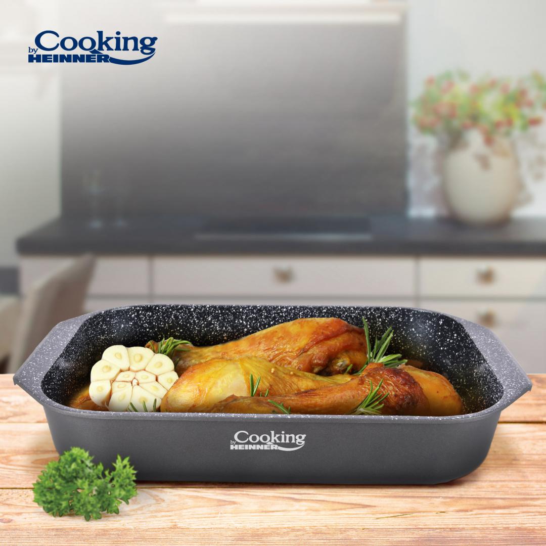 Heinner TAVA INALTA ALUMIN 39.5x26CM, DARK LINE