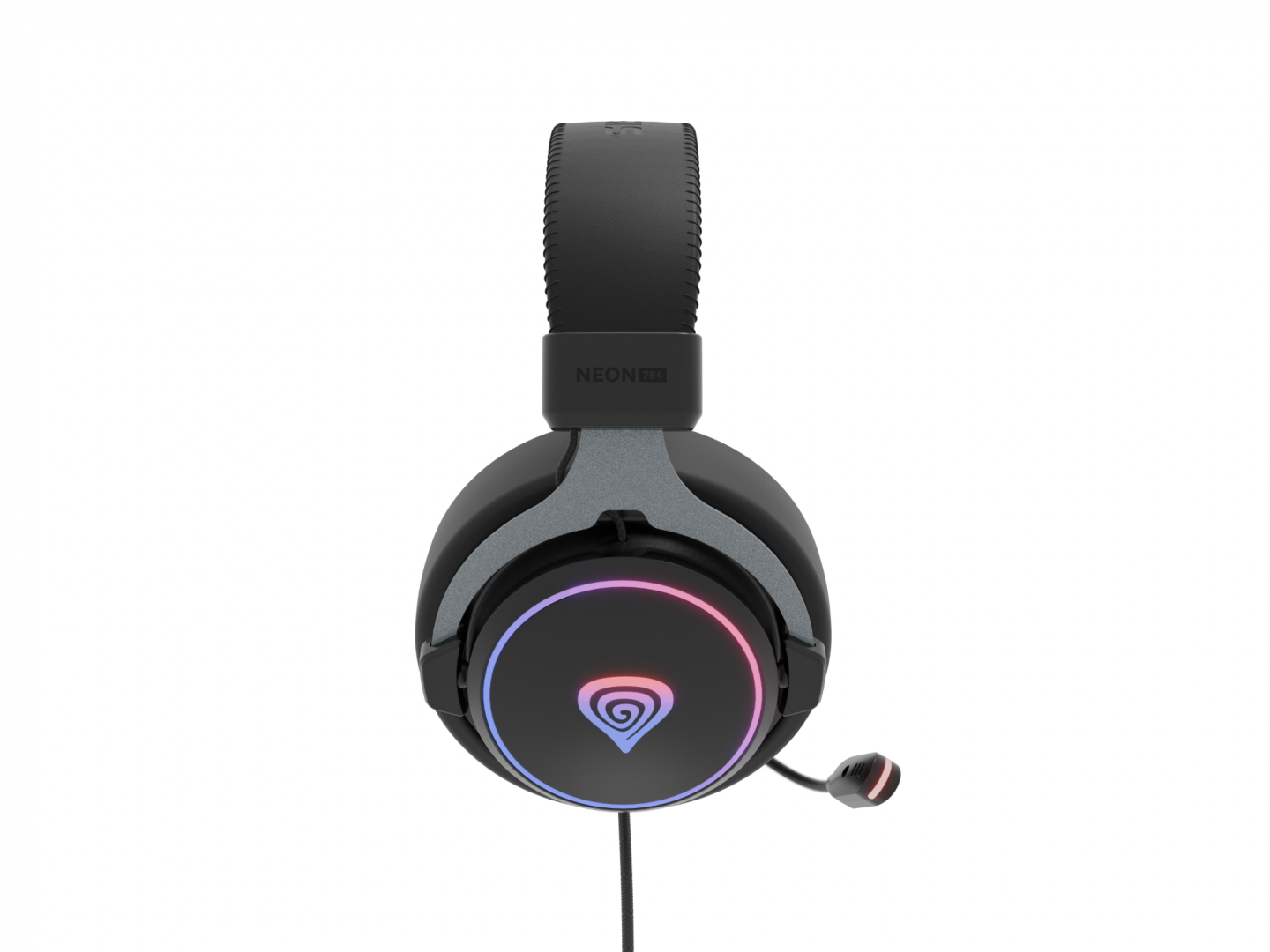 Casti cu fir Genesis Neon 764 negru