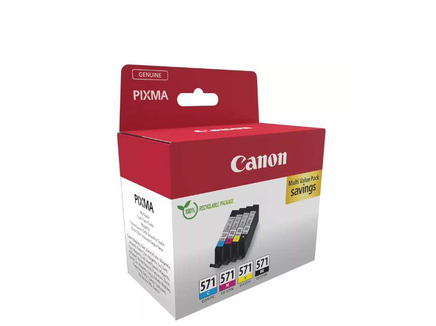 CANON pachet cerneala CLI-541, black (7ml), cyan (7ml), magenta (7ml), yellow (7ml), Compatibil cu:  PIXMA MG5750, PIXMA MG5751, PIXMA MG5752, PIXMA MG5753, PIXMA MG6850, PIXMA MG6851, PIXMA MG6852, PIXMA MG6853, PIXMA MG7750, PIXMA MG7751, PIXMA MG7752, 