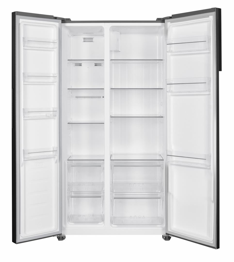 Side by Side HEINNER HSBS-H442NFXE++, No Frost, 442 L, Clasa E, Aspect Inox