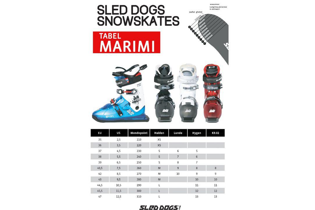 SNOWSKATES SLED DOGS K9.02- 300 mm , 45.5