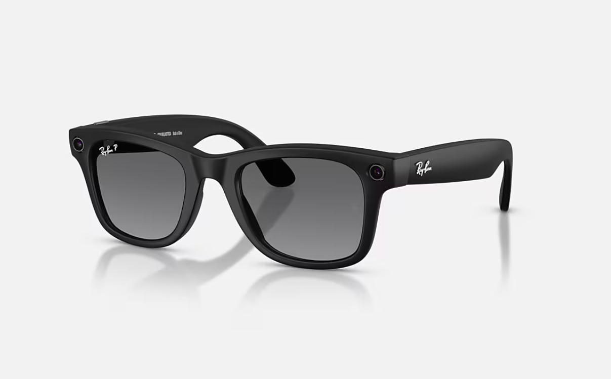 RayBan Meta Wayfare S Mt Polar Gr Gen2 (ORW4012 Meta Wayfarer High Bridge Fit - Matte Black - Polar Gradient Graphite...)