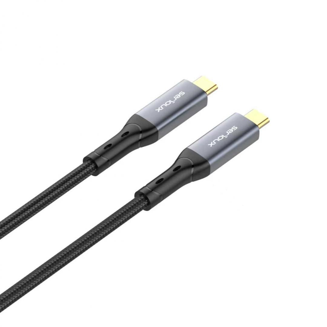CABLU SERIOUX USB-C TO USB-C  NEGRU