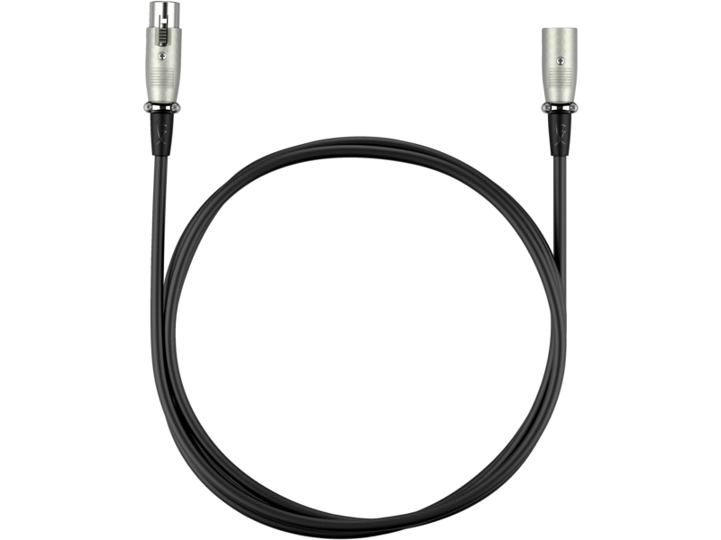 Cablu HyperX XLR, lungime 3m, T-M, diametru: 24 AWG, negru