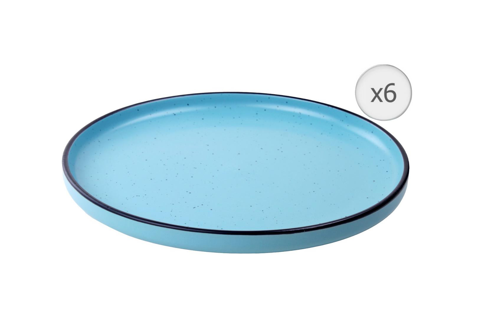 Set 6 F.intinse, Ceramica 27 CM, Electra (set 6 Farfurii Intinse)