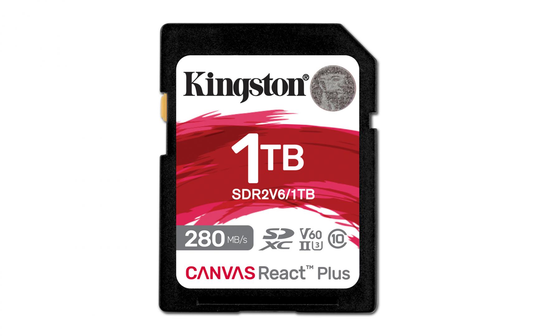 Kingston 1TB Canvas React Plus SDXC UHS-II 280R/1