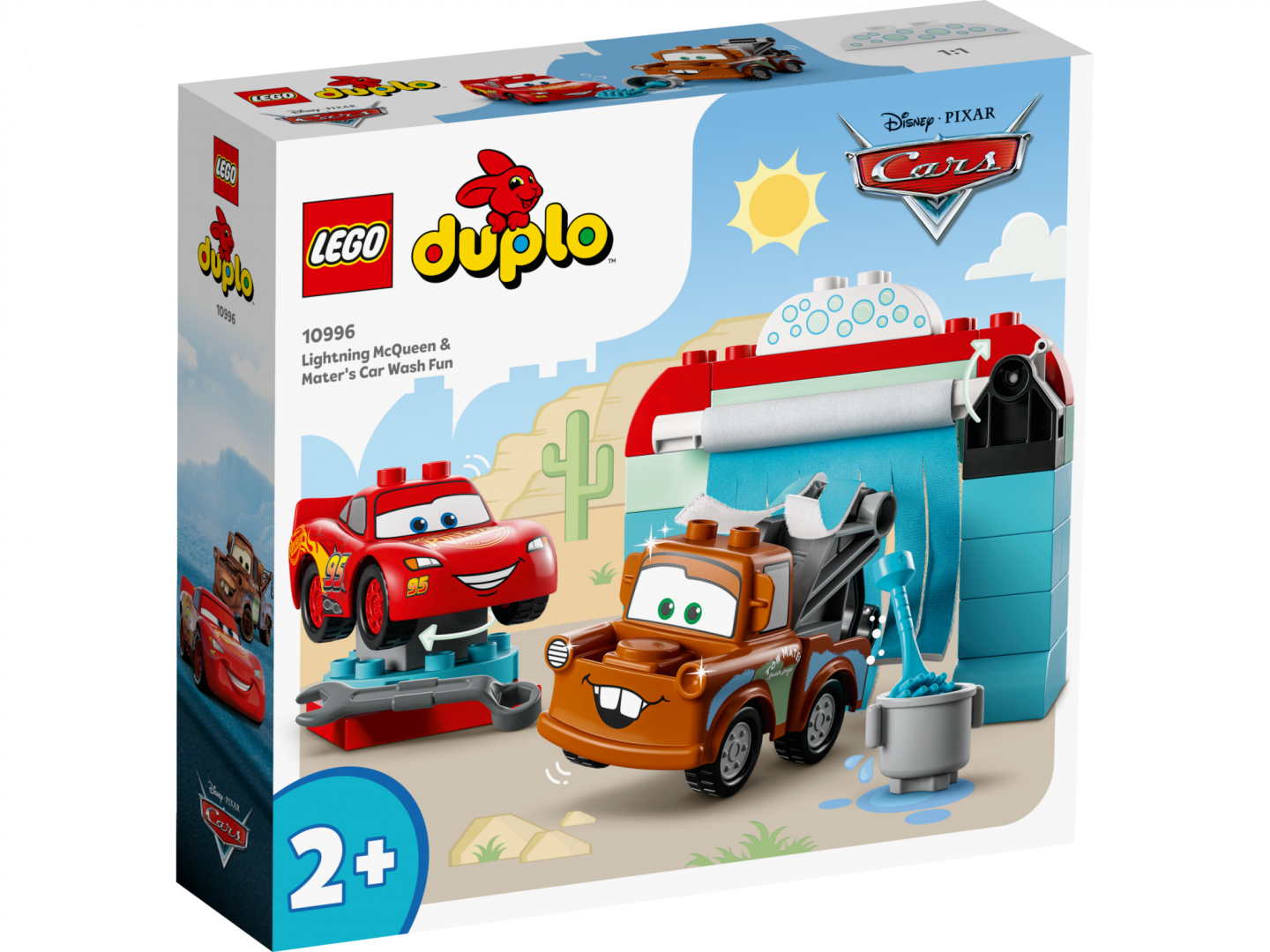 Distr. Spalat.fulger Mc&busca,lego 10996 (10996 Distracție la spălătorie cu Fulger McQueen și Bucșă)