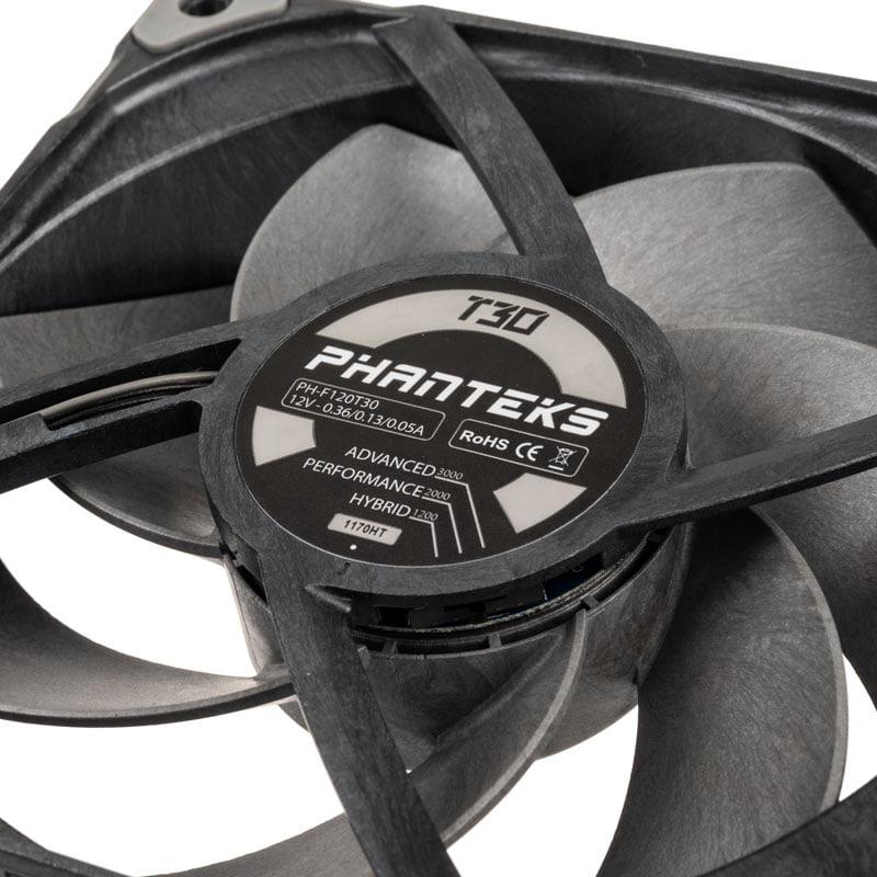 Phanteks T30 Pwm 120MM ventilator negru (Ventilator Carcasa Phanteks T30 Pwm)