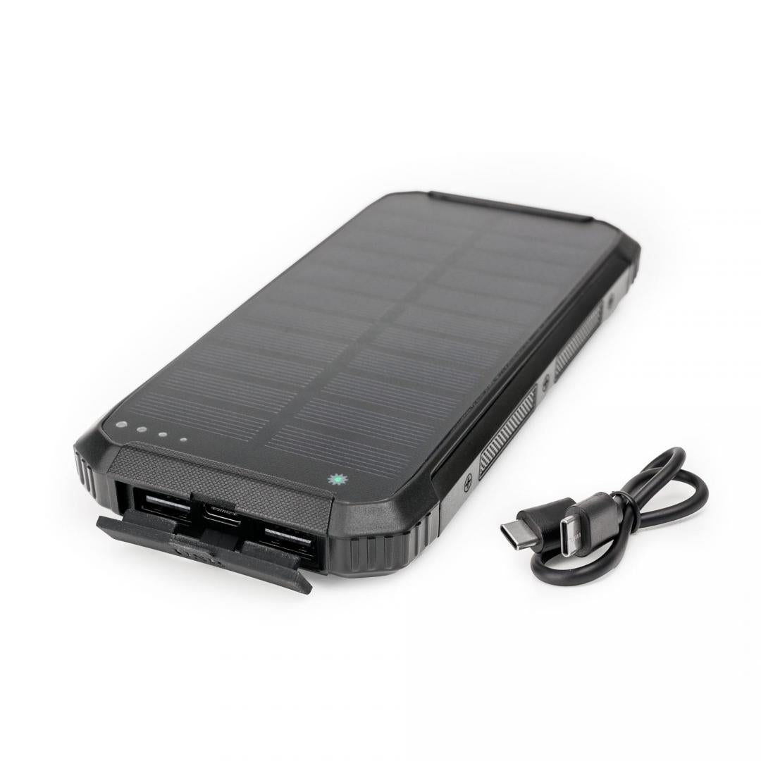 Acumulator extern Platinet 10000mAh (Acumulator extern 10000mAh Platinet cu incarcare solara)