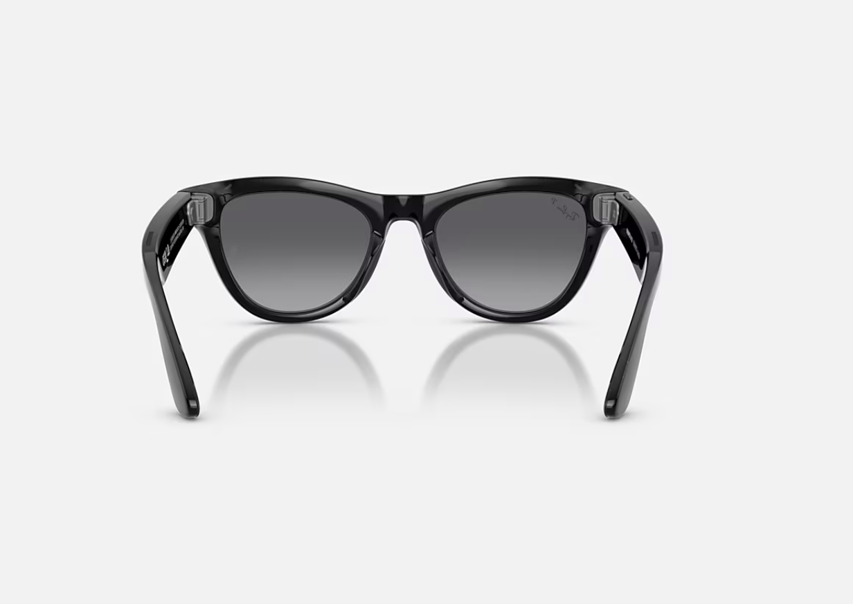 RayBan Meta Skyler SBk/Grph Gen2 (RayBan Meta Skyler High Bridge Fit - Shinny Black - Graphite Gen2)