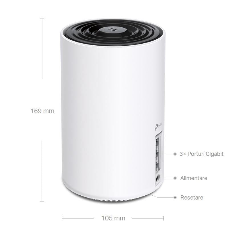 Tpl Deco XE75 WIFI6E AXE5400 Mesh 2PK (TP-Link AXE5400 whole home mesh WI-FI 6 Tri-Band System)