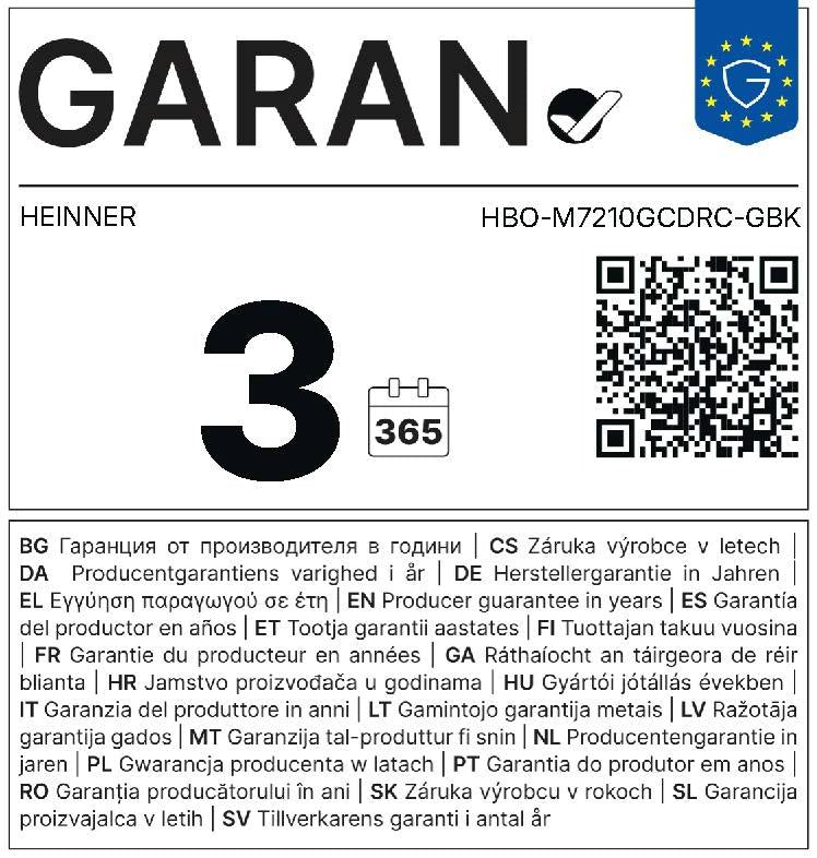 CUPTOR INCORPORABIL HEINNER HBO-M7210GCDRC-GBK imagine 7