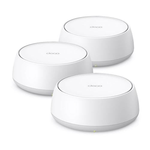 TP-LINK BE3600 Whole Home Mesh WiFi 3PK Dual-Band, standarde wireless: Wi-Fi 7 IEEE 802.11be/ax/ac/n/a 5 GHz, IEEE 802.11be/ax/n/b/g 2.4 GHz, viteze wireless: 5 GHz: 4324 Mbps (802.11be) 2.4 GHz: 688 Mbps (802.11be), Modul router, Mod Access Point, 4 x an