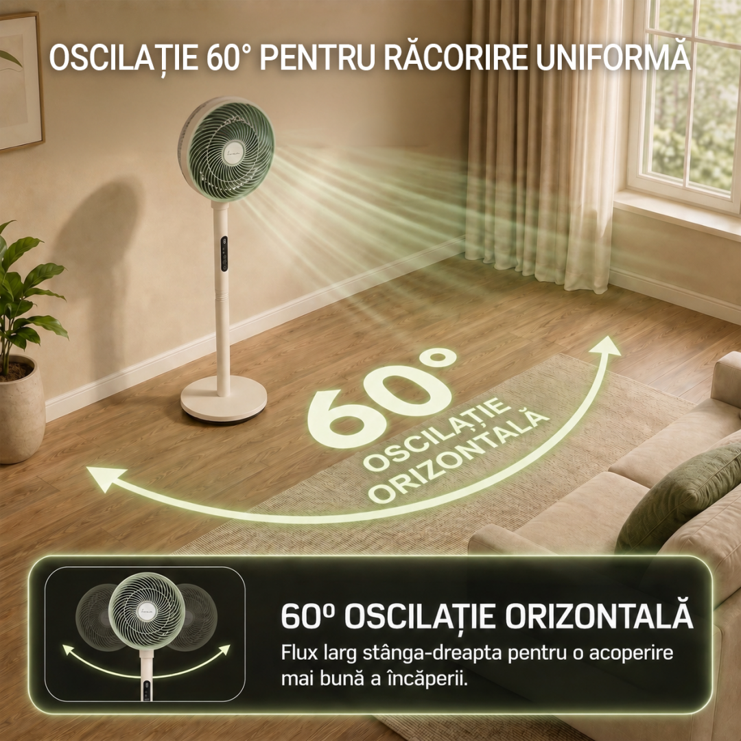 Ventilator cu Picior Fram FSF-MAT35BG-GR