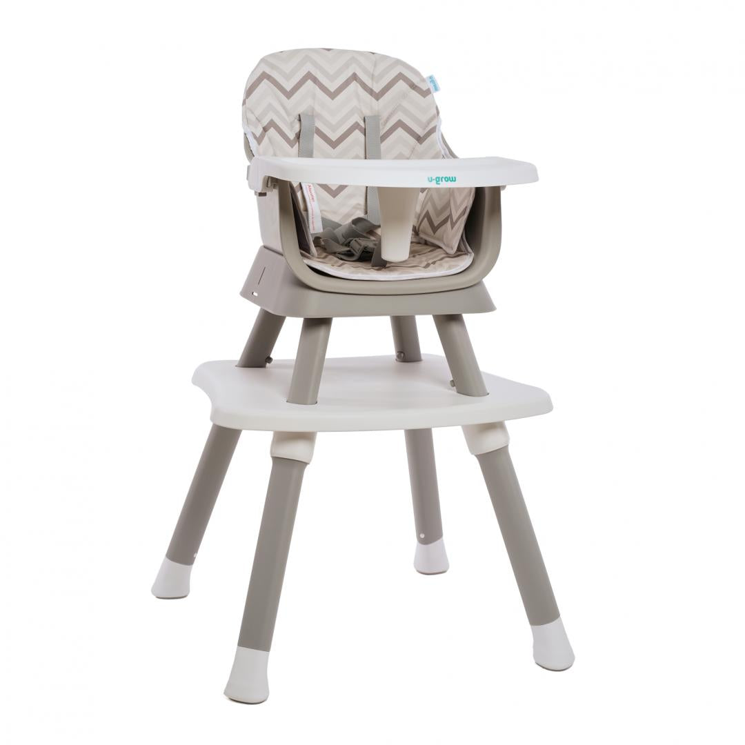 Scaun de masa,multifunctional,gri,U-Grow (Scaun de masa multifunctional gri)