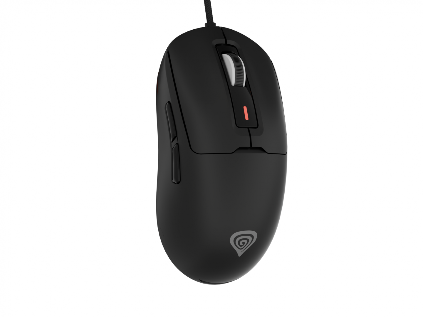 Mouse gaming cu fir Genesis Krypton 660, interfata USB, 12000 DPI, 6 butoane, iluminare RGB, negru