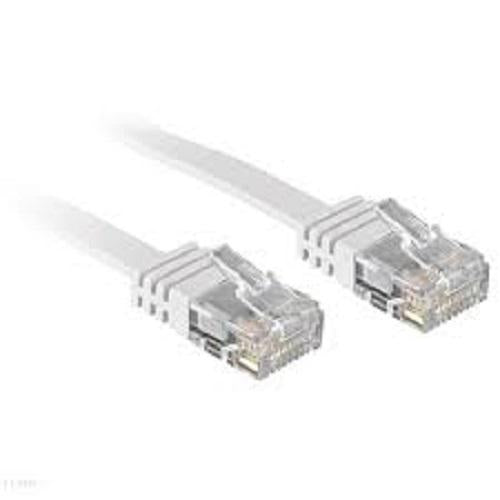 Cablu Lindy 10m Cat.6 U/utp Flat, white (Cablu Lindy RJ45 10m Cat.6 U/utp Flat Network Cable)