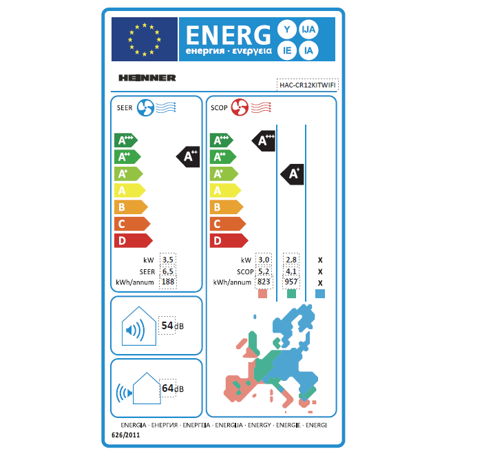 Aer Conditionat Heinner HAC-CR12KITWIFI