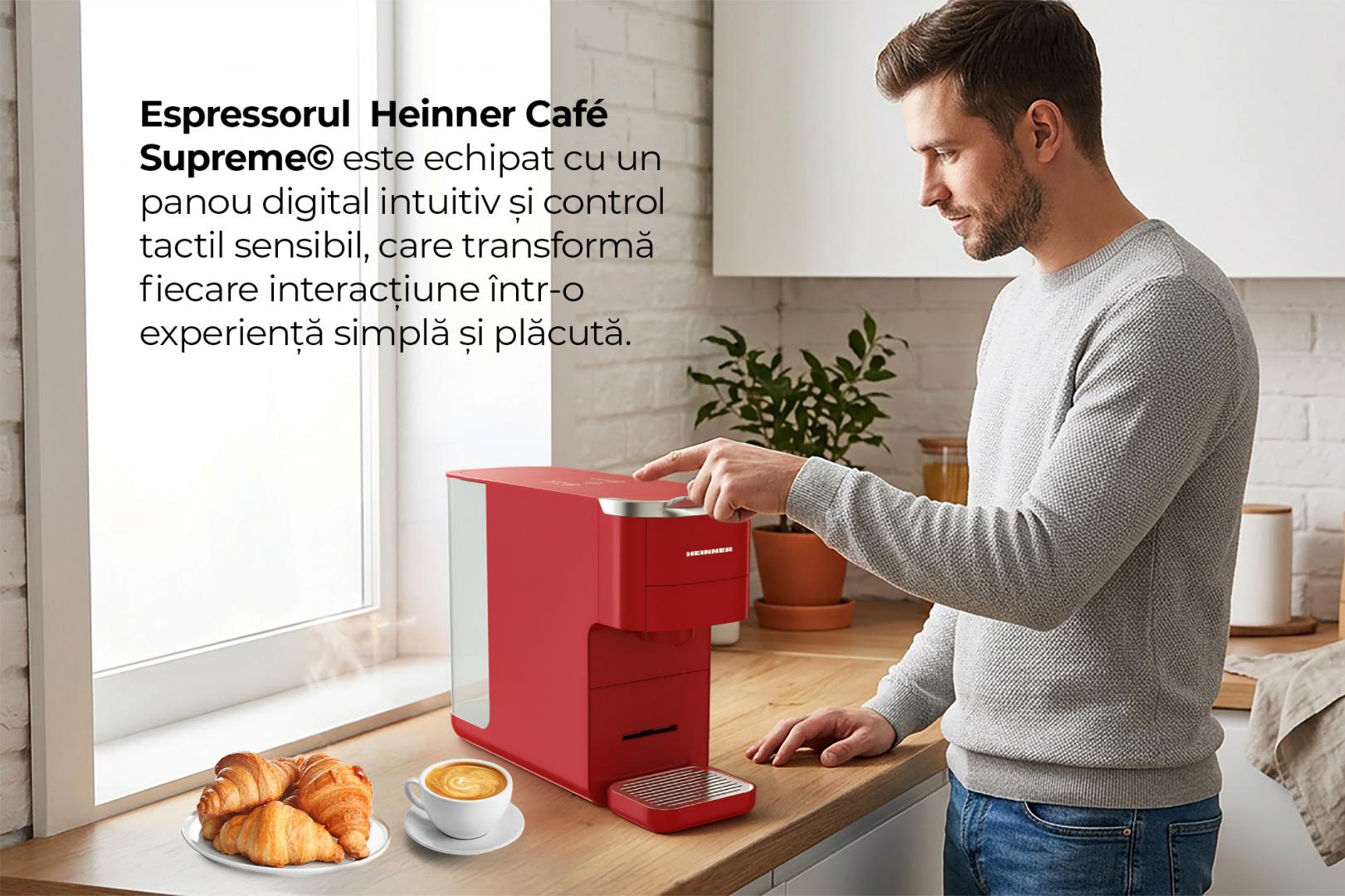 ESPRESSOR CU CAPSULE HEINNER CAFE SUPREME HEMC-DD15RED