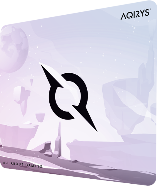 Mousepad Aqirys Gravity M Alb (Mousepad Aqirys Gravity Medium)