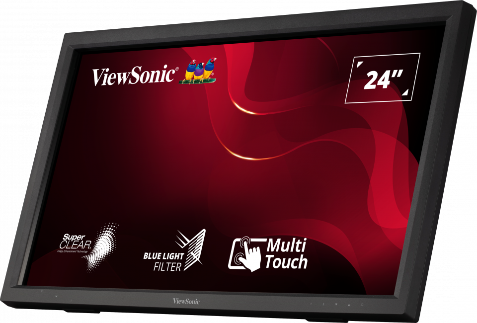 Monitor ViewSonic 24" TD2423, Touch: 10pts, Diagonal (inch): 24, Diagonal (cm): 61, Aspect ratio: 16:9, Panel: VA, Resolution: 1920x1080, Refresh Rate: 75Hz, Response time GtG: 7ms, Brightness (max): 250 cd/㎡, Contrast (static) : 3000:1, Contrast (dynamic