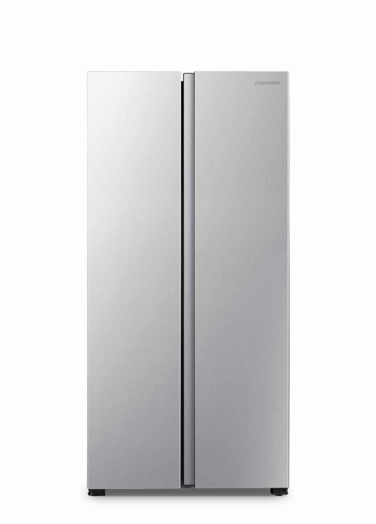 Side by Side HEINNER HSBS-441NFXF+, No Frost, 441 L, Clasa F, Aspect inox