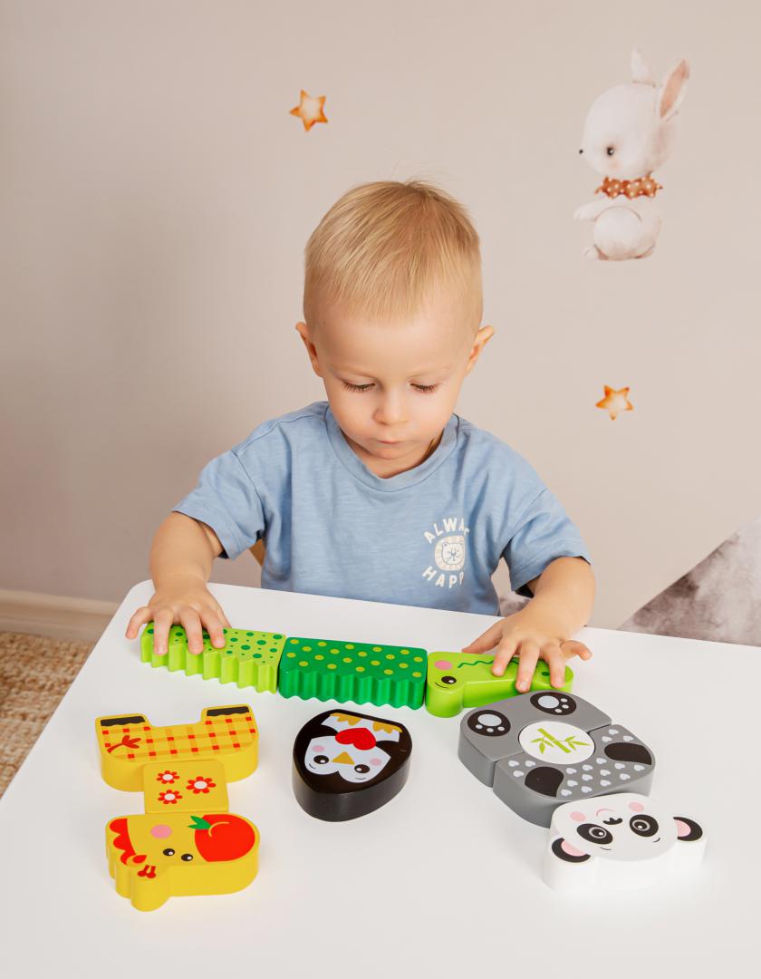 Kids Hits PANDA ȘI PRIETENII SAI, JUCARIE LEMN