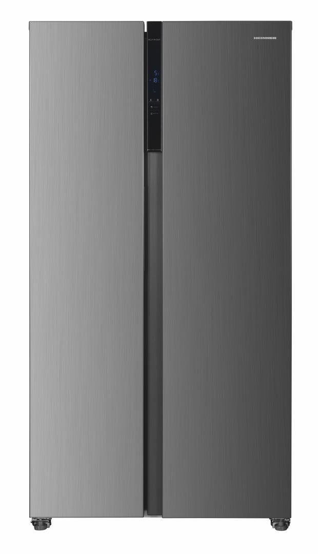 Side by Side HEINNER HSBS-H532NFXF+, No Frost, 532 L, Clasa F, Aspect Inox