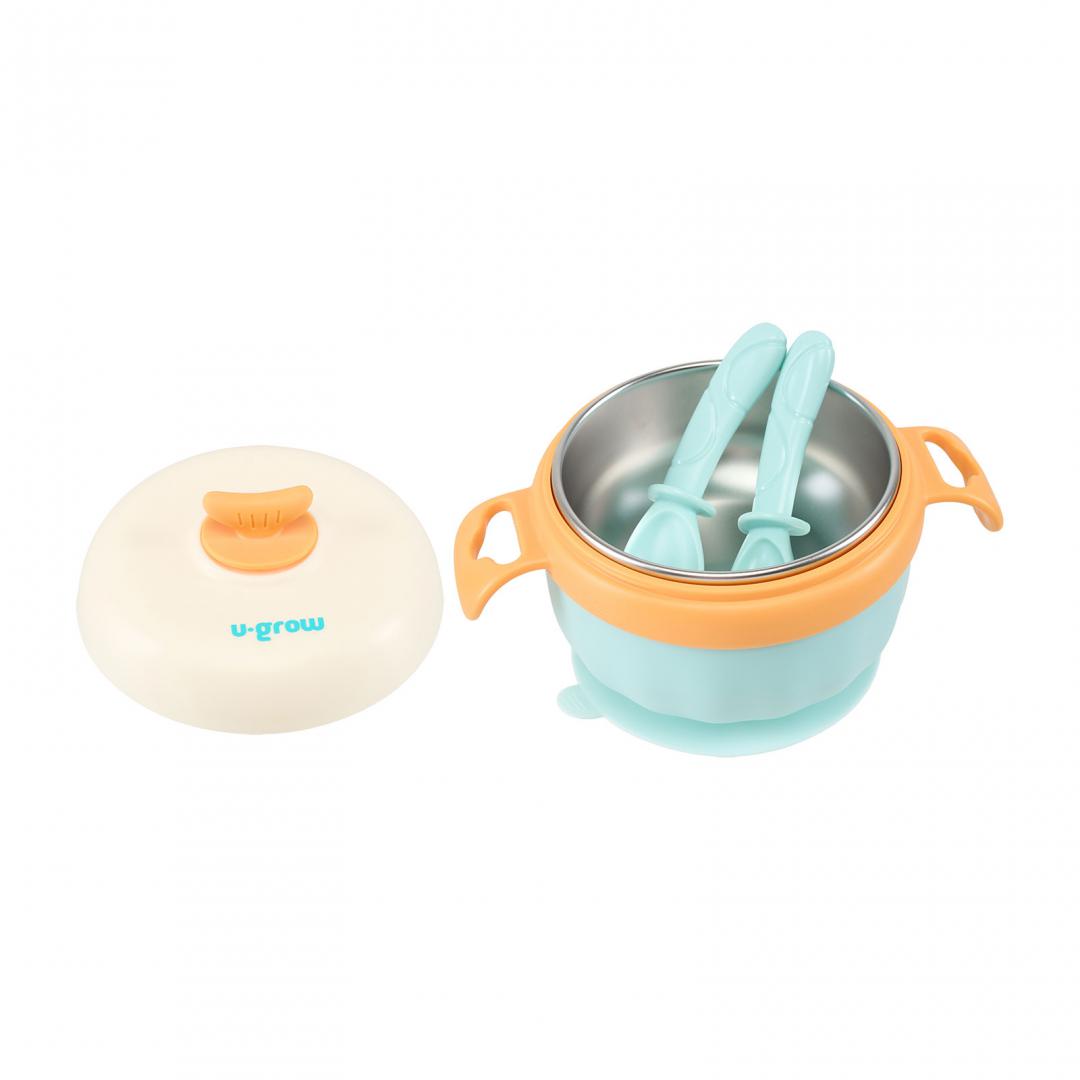 Bol termic, blue, U-Grow
