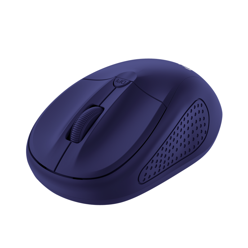 Mouse Trust Wireless optic, rezolutie 1600 DPI, albastru