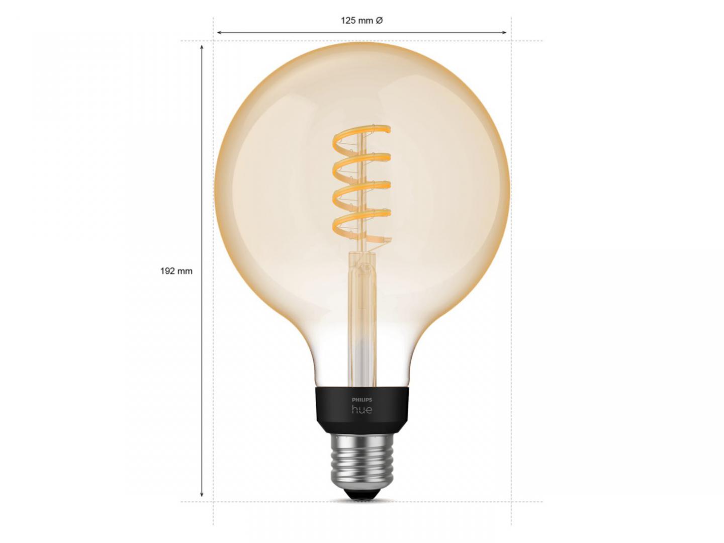 PHILIPS HUEWA 7W FIL G125 EUR E27