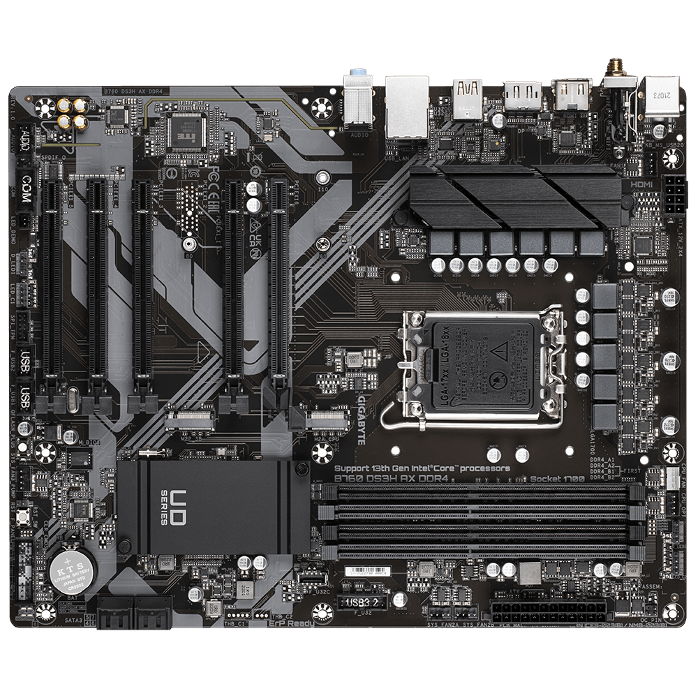 Gigabyte MB GB B760 DS3H AX DDR4 LGA1700 DDR4
