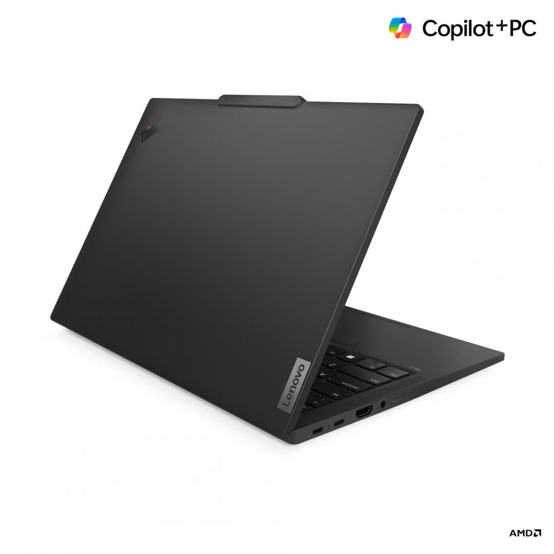 Laptop Business Lenovo ThinkPad T14s Gen 6 (AMD) Copilot+ PC, cu procesor Ryzen AI 7 PRO 360, 14'' IPS, 64 GB LPDDR5x, 1 TB SSD, AMD Radeon 880M, Windows 11 Pro, 3 ani Garantie