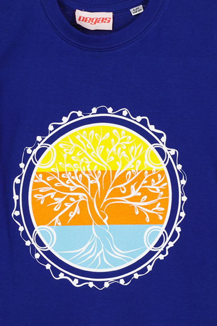 Pegas TRICOU  ROATA FAMILIE COPII   ROYAL BLUE