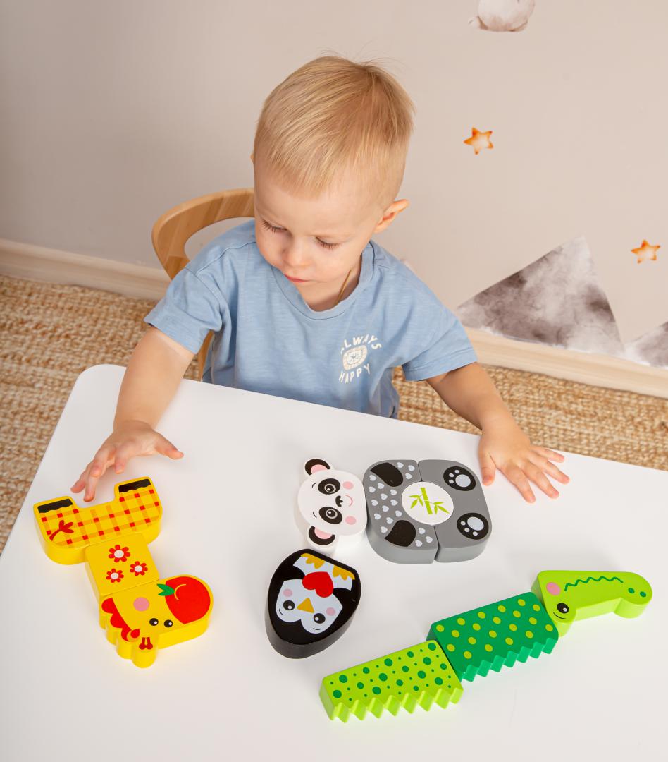 Kids Hits PANDA ȘI PRIETENII SAI, JUCARIE LEMN