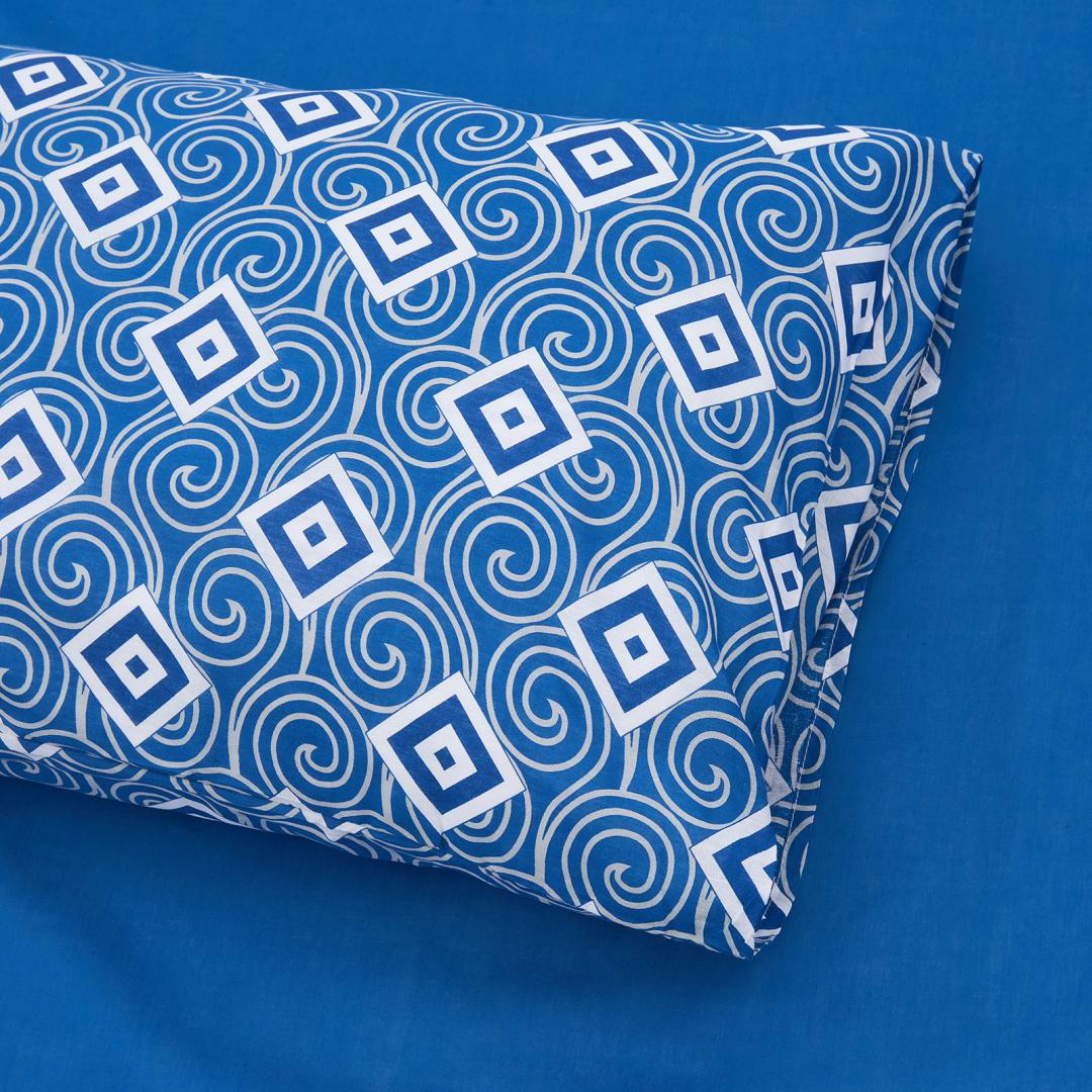Heinner Lenjerie dubla 100% bumbac 4 piese, Blu